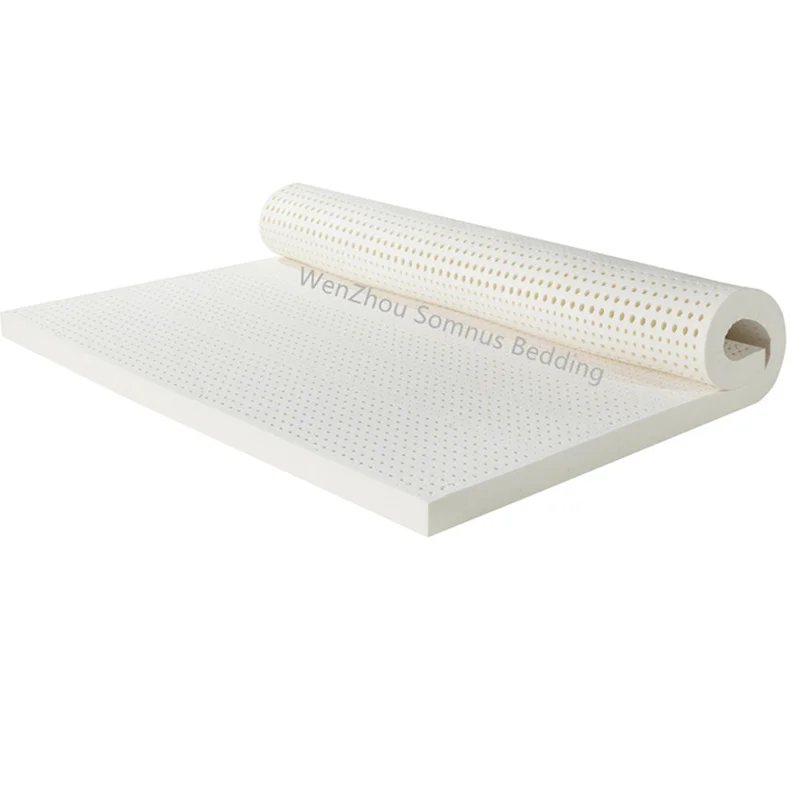 4 Inches Thickness 120X200X10CM Ventilated 100Natural Latex Mattress