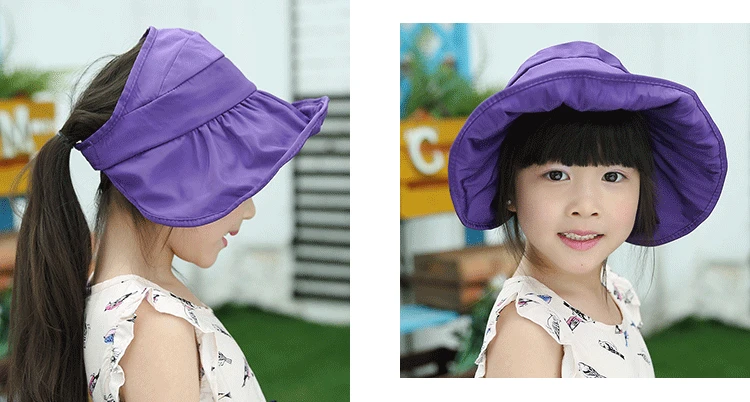 Двухсторонняя Солнцезащитная шляпа камуфляжная пустая верхняя шапка детская шляпа рыбака открытый солнцезащитный водонепроницаемый Пляжный головной убор Детские аксессуары