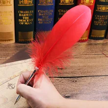 Перо Шариковая ручка Милая письменная ручка Plumas Para Escribir перо Шариковая ручка для подарка Kawaii канцелярские принадлежности