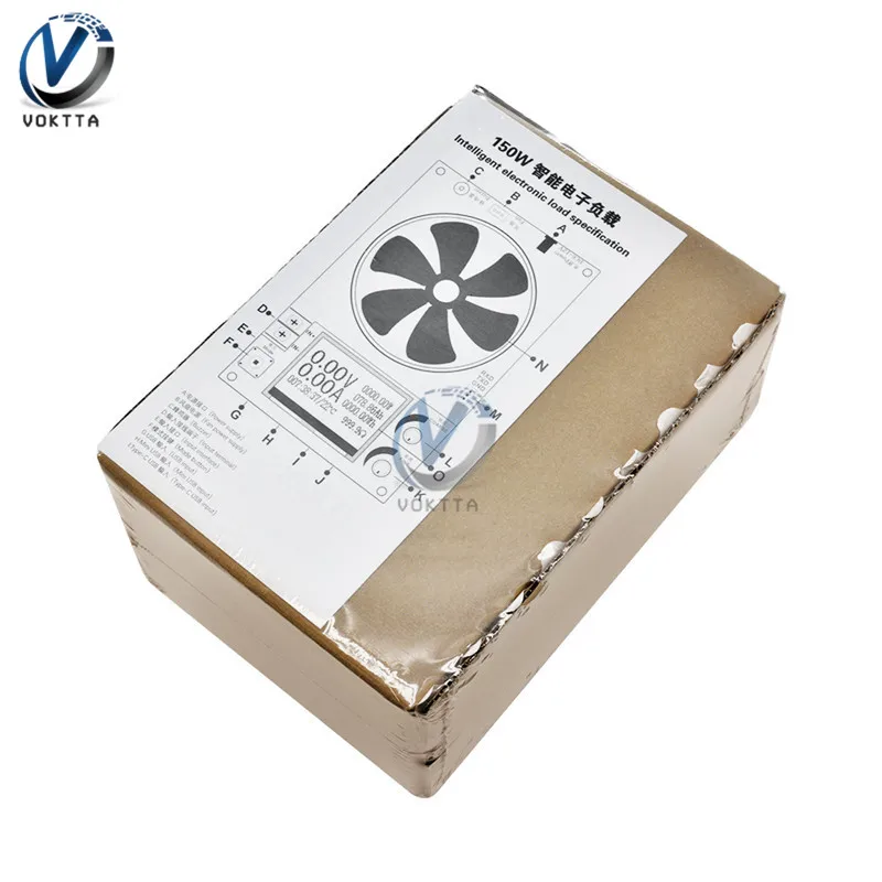 Goedkoop 150W Digitale Batterij Capaciteit Tester Elektronische Belasting Intelligente Verstelbare Constante Stroom Ontlading Weerstand Power Tester