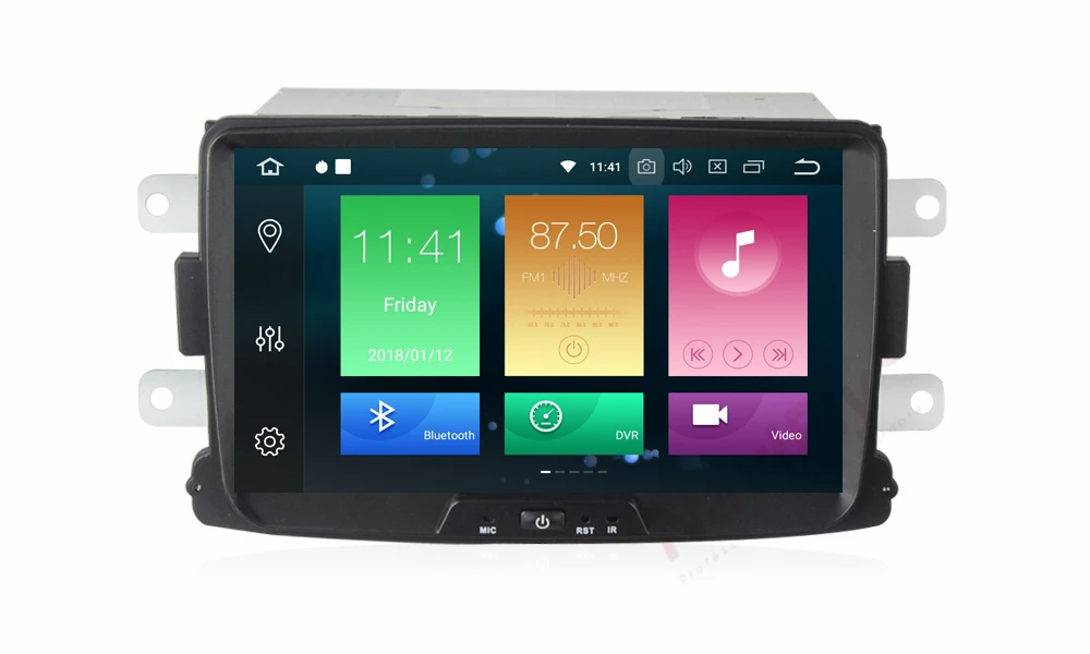Perfect 4GB+32GB Android 8.0 car dvd radio for Lada Xray 2/ RENAULT Dacia/Duster/Logan/Sandero car gsp system multimedia player 8" HD 9