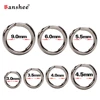 60Pcs Fishing Rings Stainless Steel Split Rings Fishing Tackle  Strengthen Solid Ring Lure Connecting Ring Fish Accessories ► Photo 3/6