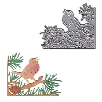 

Singing Bird Tree Stencil Metal Cutting Dies DIY Scrapbooking Crafts Supplies Embossing Paper Cards Making New 2018 Diecut Dies