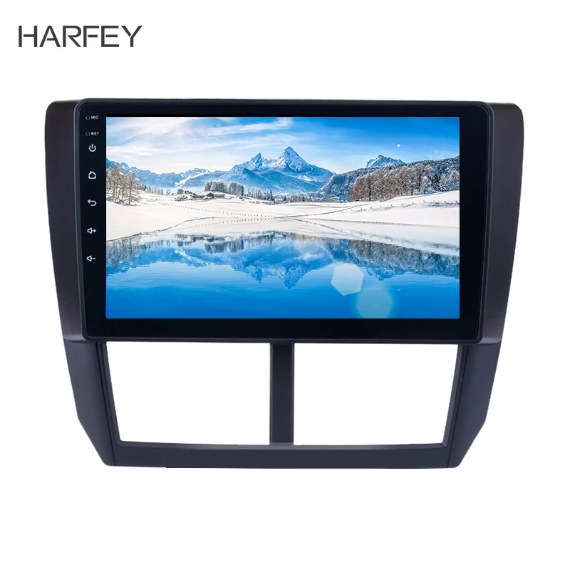 

Harfey 9" Android8.1 Car GPS Radio GPS Navi Bluetooth WIFI Multimedia Player for Subaru Forester 2008-2012 Head Unit Support SWC