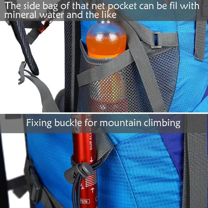 75L нейлоновый походный рюкзак, Водонепроницаемая спортивная сумка, походный рюкзак для путешествий, альпинистский рюкзак для мужчин и женщин