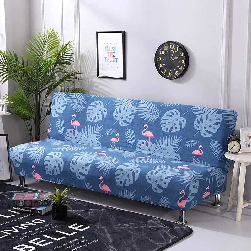 Универсальный чехол для дивана, кровати, эластичный чехол для дивана, чехол для дивана, без подлокотника, складной чехол для дивана, кровати, 160-190 см, 1 шт - Цвет: Color 15