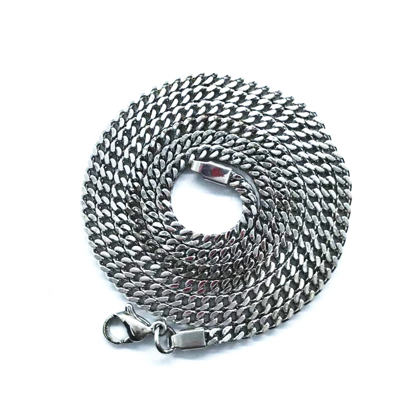  Top Quality Stainless Steel Necklaces & pendants Gold Men Jewelry Gold Chain Silver Hip Hop Punk Je