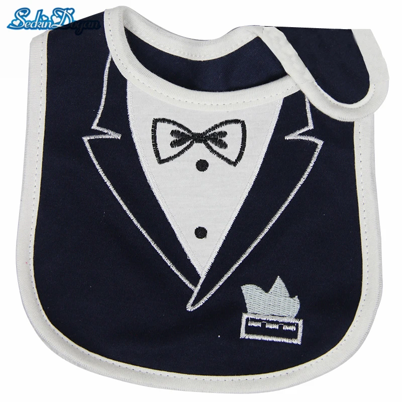 SeckinDogan Baby Bibs Waterproof Solid Cotton High Quality Baby Girl Boy Bibs Cartoon Animal Burp Cloths Accessories cheap stuff