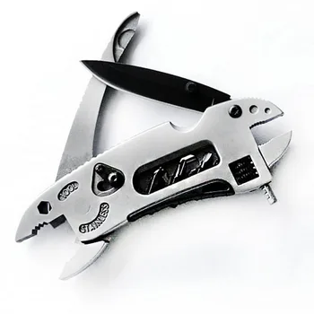 

Multifunction Pocket Mini Folding Plier Portable Outdoor Hand Tools Wire Cutter Screwdriver Adjustable Wrench Knife Saw Surviva