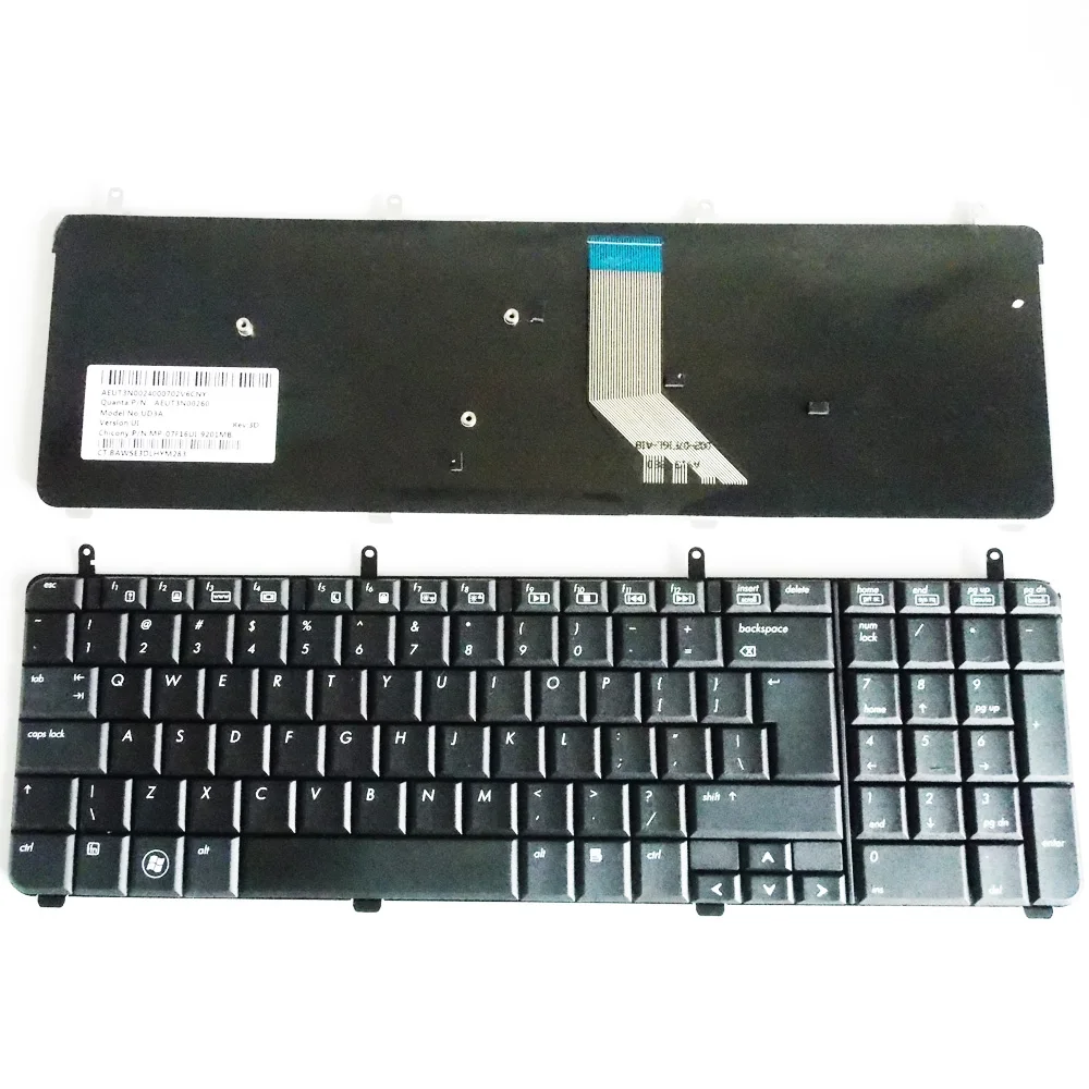 

Laptop US English Version Keyboard for HP Pavilion 519004-031 570140-031 519004-001 F132 9J.N0L82.W01 AEUT5U00010 519265-001 UT5