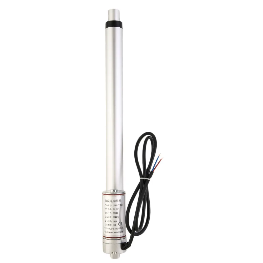 

2018 New 300mm 12" Multi-function Linear Actuator Motor DC12V Stroke Heavy Duty Lift mini electric tubular motor