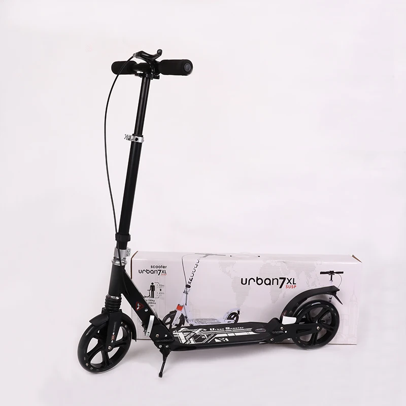hot sale cheap two big wheel folding adults kick scooter manufacturer