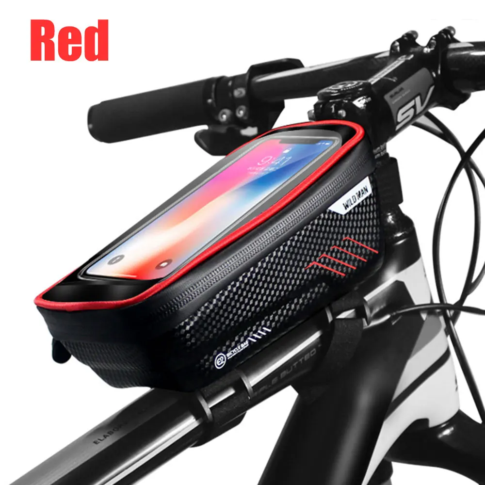 Cheap Bicycle Bag Waterproof Front Bike Cycling Bag 6.2 inch Mobile Phone Bicycle Top Tube Handlebar Bags Mountain Cycling Accessories 8 Cheap Bicycle Bag Waterproof Front Bike Cycling Bag 6.2 inch Mobile Phone Bicycle Top Tube Handlebar Bags Mountain Cycling Accessories 8