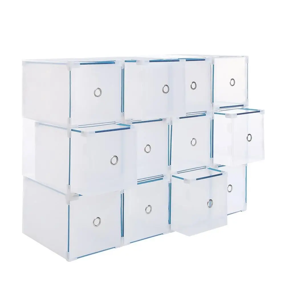 

Transparent High Heel Shoes Box Plastic Shoe Boxes Home Organizer Sneakers Organization Storage Shoe Cabinet Box