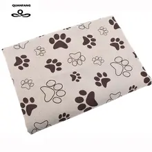 Печатная хлопковая льняная ткань для лоскутного шитья, шитья, сделай сам, диван, скатерть, мебельный чехол, тканевая занавеска, сумка, ткань для подушки