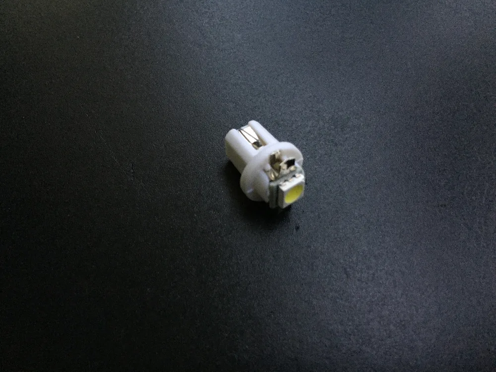 100 шт. T5 B8.4D B8.4 светодиодный 5050 SMD автомобильный индикатор подогрева приборной