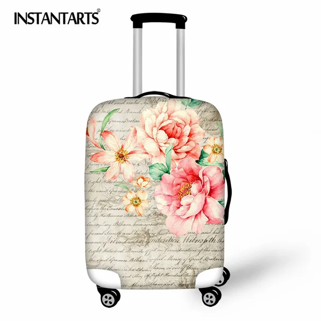 Buy INSTANTARTS Vintage Rose Flower Printing Luggage