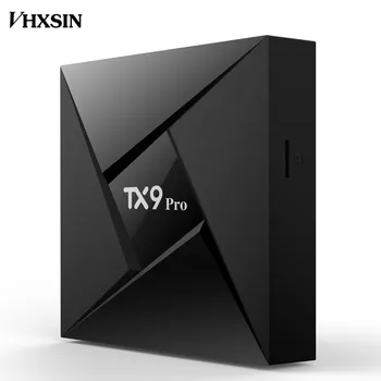 

VHXSIN 2018 newest TV box TX9 Pro TV Box Android 7.1 Amlogic S912 Octa Core Dual Band WiFi 3G RAM 32G