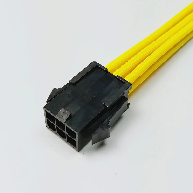 PCI-E_6Pin_yellow_sleeve_Extension_cable_3