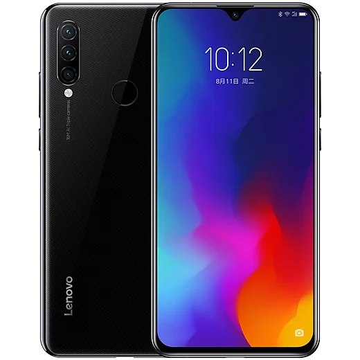 Lenovo Z6 Lite 6G 128G 6,3 дюймов 2340*1080 4050 большая задняя камера с аккумулятором 16,0 Мп+ 8,0 МП+ 5,0 МП Капля воды