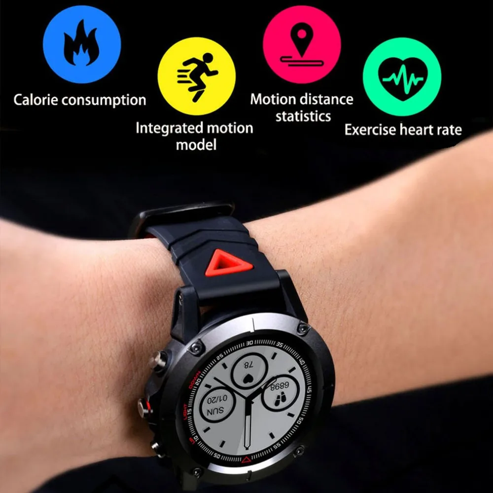 

G01 GPS Bluetooth Smart Band Color Screen Waterproof Heart Rate Blood Pressure Monitor Pedometer Bracelet Fitness Smartband
