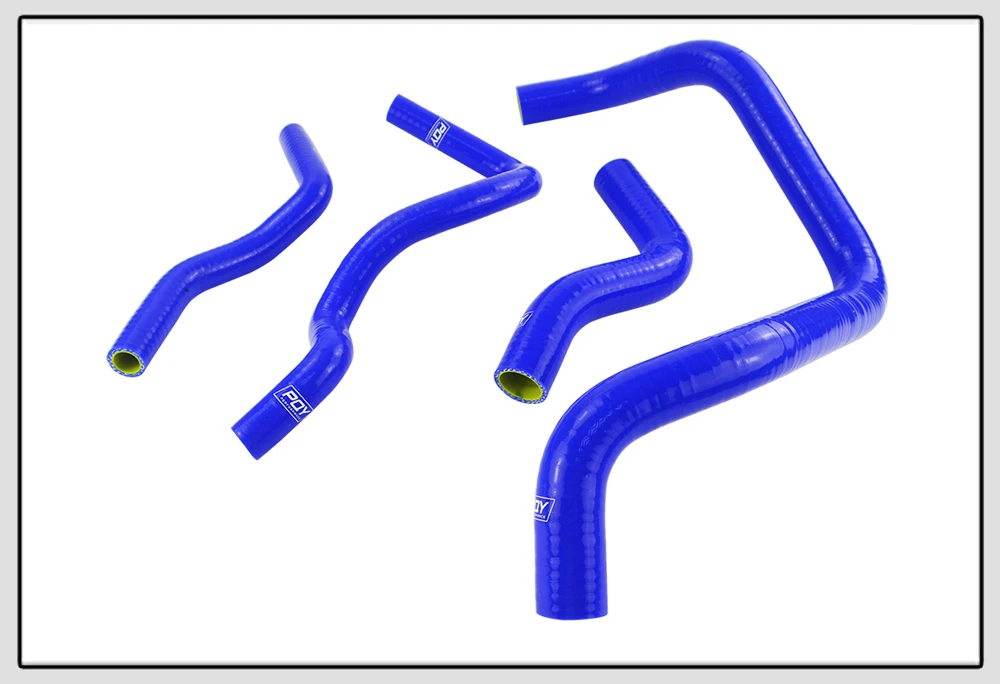 Синий и желтый D15/16 силиконовый радиатор охлаждающей жидкости шланг силиконовый шланг комплект для Honda CIVIC SOHC D15 D16 EG EK 92-00 с логотип pqy