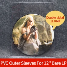 5 шт. ПВХ материал наружные рукава для 1" Голый LP/виниловый рисунок