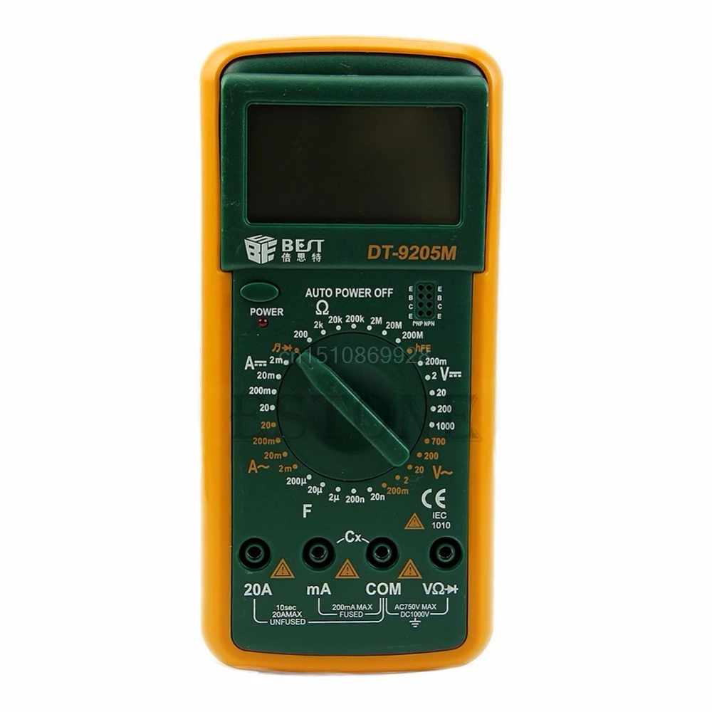 Multimeter DT9205M LCD Digital Multimeter Voltmeter Ohmmeter Ammeter Capacitance Tester digital multimeter,multimeter tester