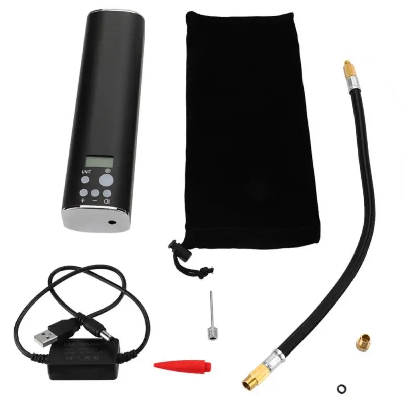 Multifunctional USB Rechargeable Aluminum Alloy Electric Air Inflator