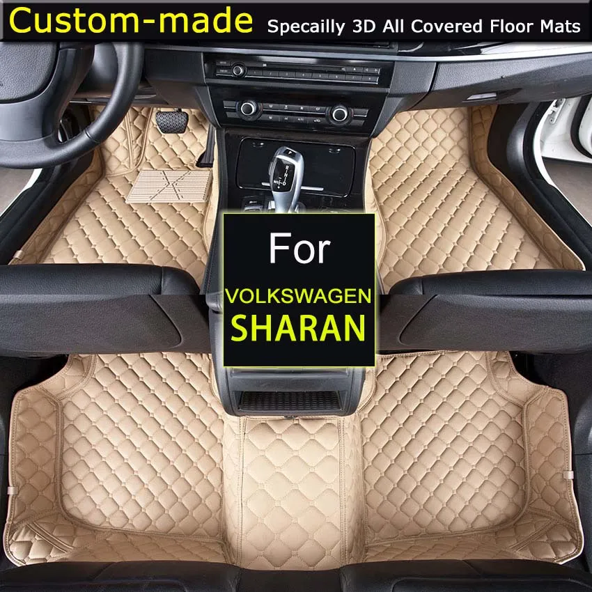 Автомобиль Коврики для VW Sharan 2012 ~ Volkswagen ноги ковры Авто стайлинга автомобилей настроены коврики