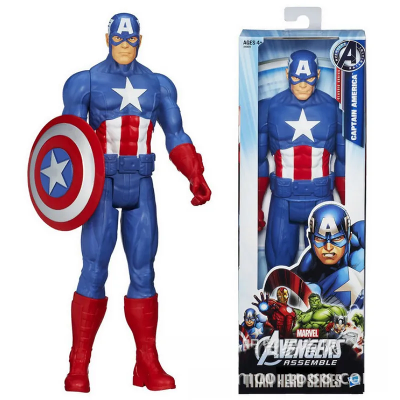 

NEW Marvel The Avengers Spiderman Captain America Iron Man PVC Action Figure Collectible Model Toy for Kids Children's Toys