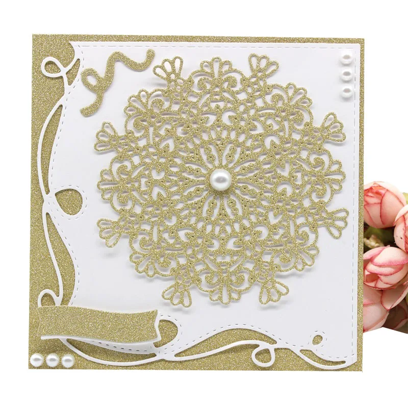 

Flower Doily Metal Cutting Dies Stencils for DIY Scrapbooking/Card Making Paper Craft Decoration