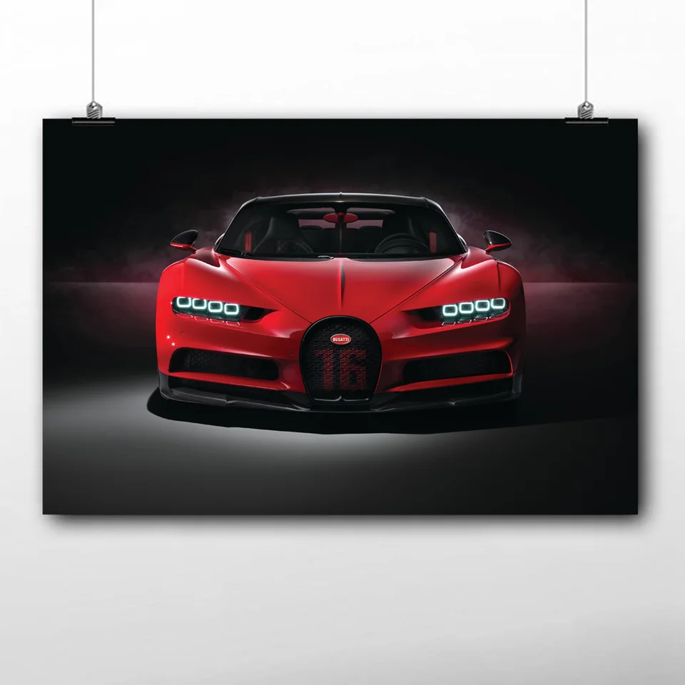 Red Bugatti Wallpaper