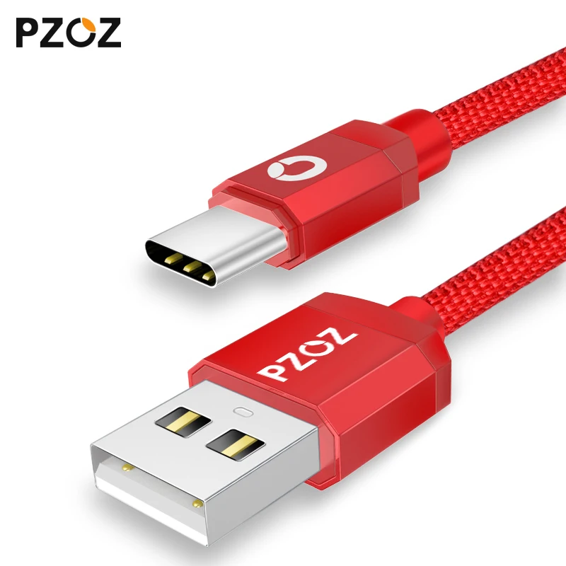 PZOZ Кабель с разъемом usb type-c кабель usb type-c функцией быстрой зарядки кабель 3,1 usb-c для быстрой зарядки и передачи данных для samsung s8 s9 plus note 9 one plus 6 s кабель