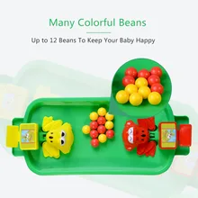 Игрушка для мальчика лягушка, чтобы есть бобы детские развивающие игрушки родитель-ребенок интерактивный Настольный захват Бисер для игр тарелка забавная игра-Паззл