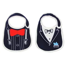 Милые детские нагрудники с рисунками из мультфильмов, водонепроницаемые Слюнявчики для малышей, хлопковые Слюнявчики для детей от 0 до 3 лет, детские слюнявчики для кормления