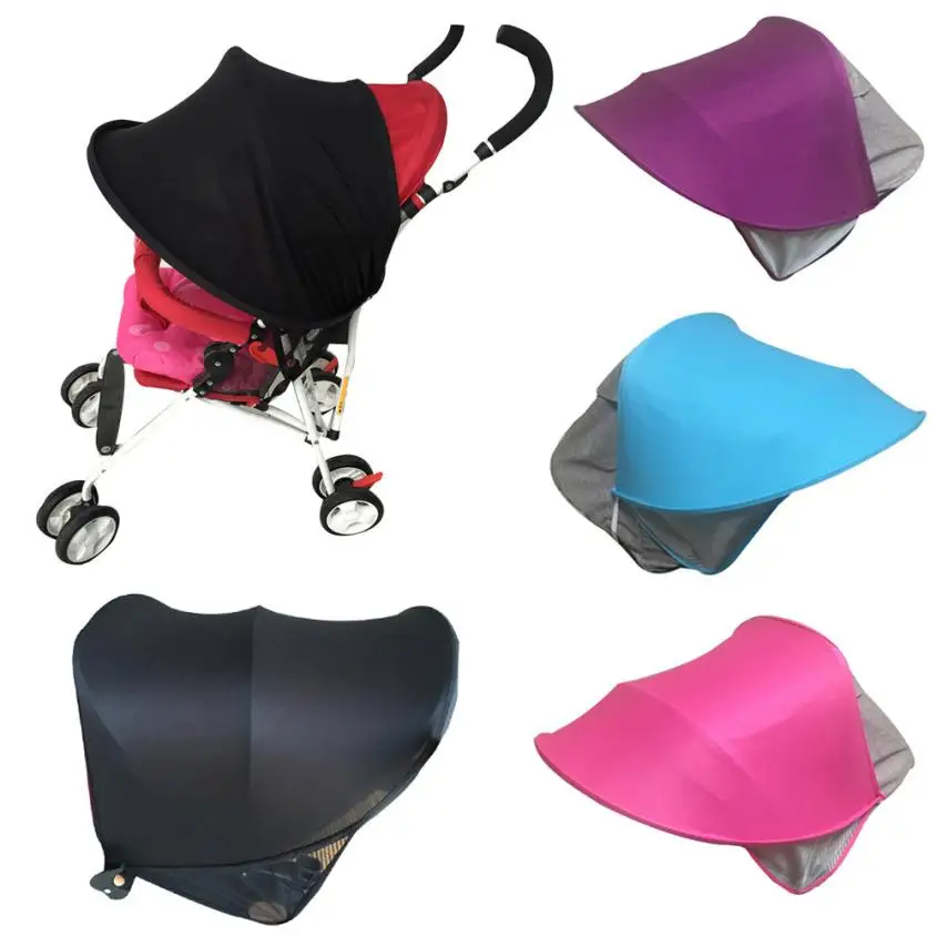 

Baby stroller sunshade sun visor Anti-UV Cloth Stroller Cover Canopy Windproof Baby Buggy Pram Seat baby stroller accessories