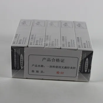 

100pcs Acupuncture needles single - use disposable acupuncture needles hanyi 0.17*7mm 10 boxesSZ