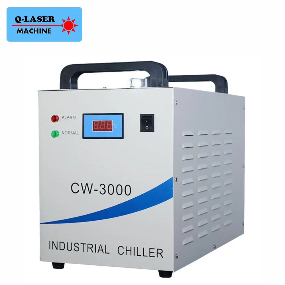 CW-3000AG Co2 водяной охладитель для лазера для охлаждения один 80 Вт лазерной трубки