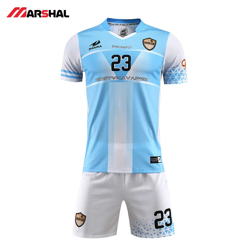 جديد شعبية كرة القدم أطقم صانع ممارسة فريق كرة قدم موحدة جيرسي الرياضية شكل كرة القدم الملابس Camisetas دي فوتبول 2019