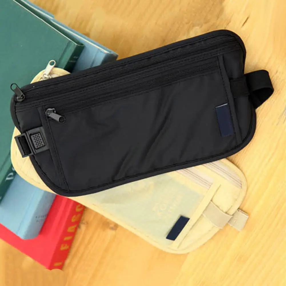 Тонкая нейлоновая поясная сумка-кошелек для паспорта | Багаж и сумки