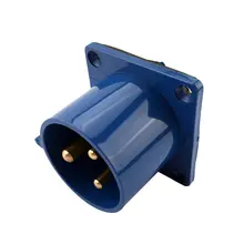 16A 3Pin Промышленный разъем скрытого прямого разъема SF-613 Скрытая установка 220-240V~ 2 P+ E водонепроницаемый IP44