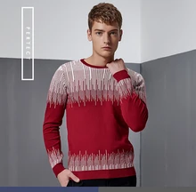 Male horse design sweater printing turtleneck sweater patterns hot sale personality men’s casual wear sweaters
