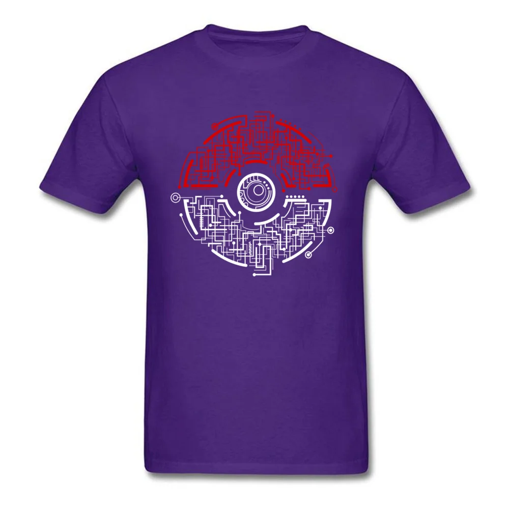 electric ball 8874 Men T-shirts Discount Unique Tees 100% Cotton Crewneck Short Sleeve Design Tee Shirt Summer Fall electric ball 8874 purple