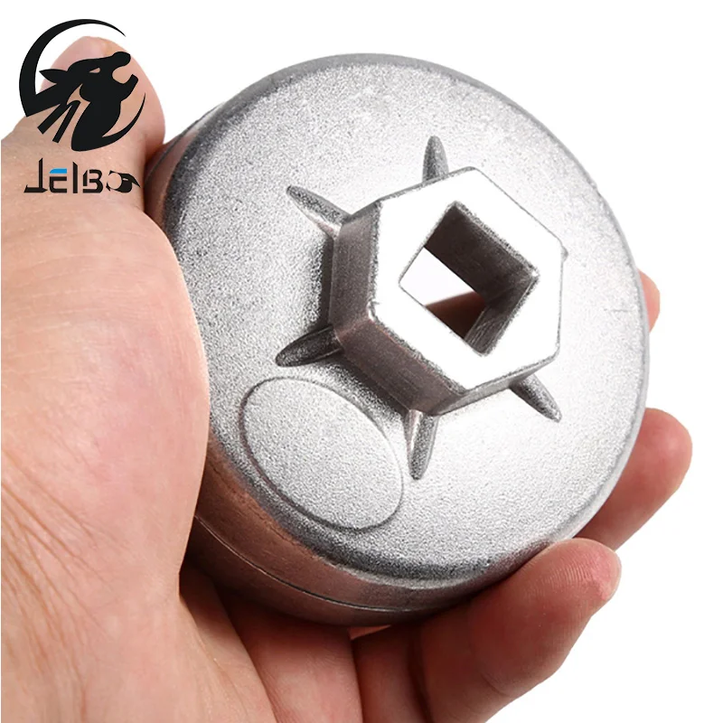 

Jelbo 1PC Oil Filter Wrench Univresal Practical Drive 65mm 14Flutes End Cap Auto Tool for Toyota Good Helper Spanner