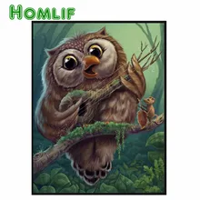 На заказ Алмазная картина foto сова животное Алмазная картина complet в алмазной живописи крестиком ручка квадратная/ronde