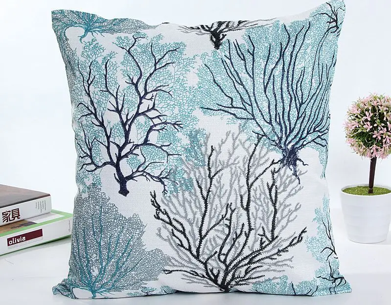Classical Trees Pattern Pillow Cover 45*45cm Fashion New Design Pillow