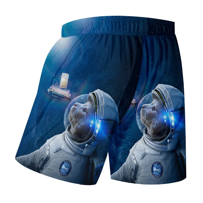 OGKB пляжные шорты для мужчин трусы Siwmsuits сексуальные Мультяшные с принтом кота
