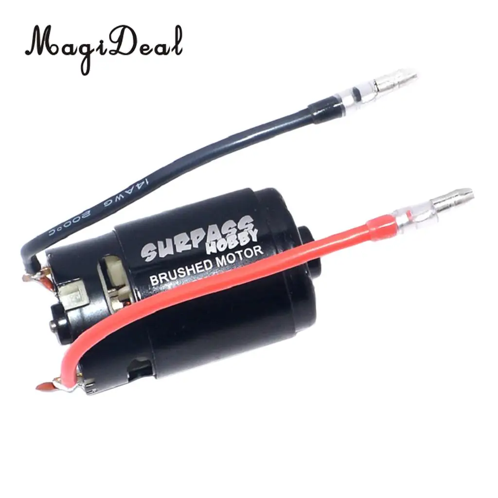Щеточный электродвигатель MagiDeal 550 с вентилятором для HSP HPI FS Kyosho Traxxas Yokomo WLtoys 1/10 RC