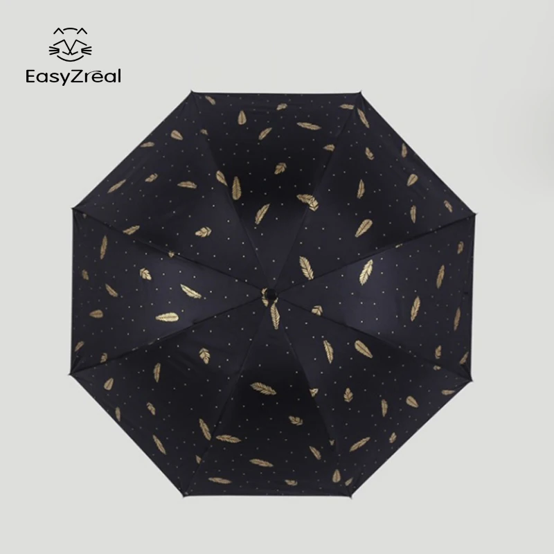 EasyZreal Brand Quality 3 folding Sunny Rainy Umbr...